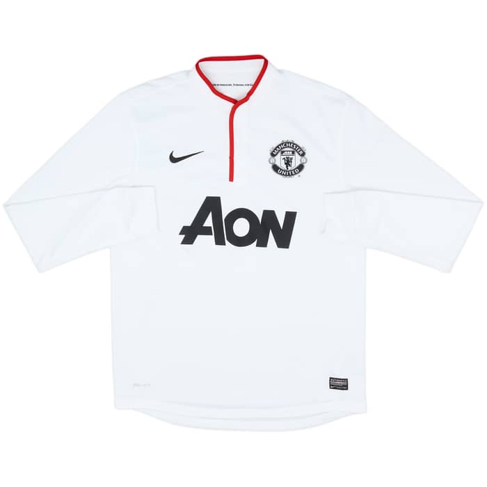 2012-14 Manchester United Away L/S Shirt Rooney #10 - 8/10 - (M)