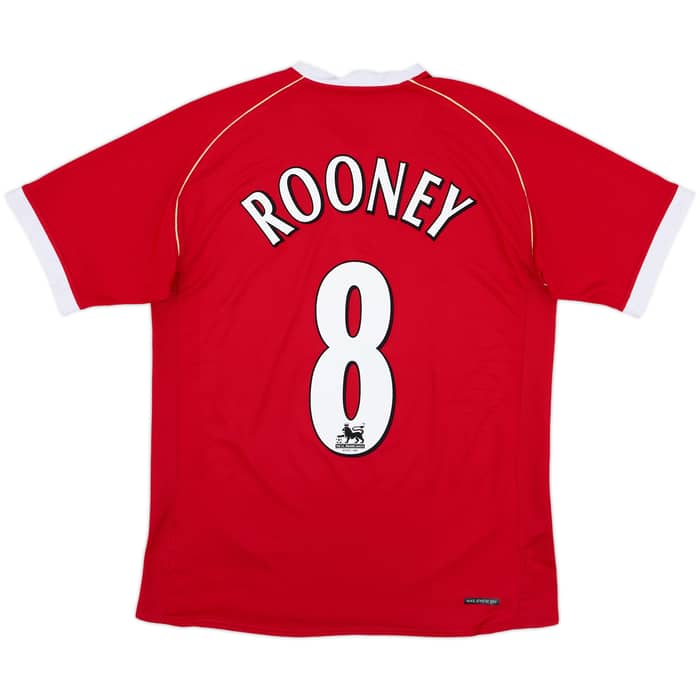 2006-07 Manchester United Home Shirt Rooney #8 - 10/10 - (M)