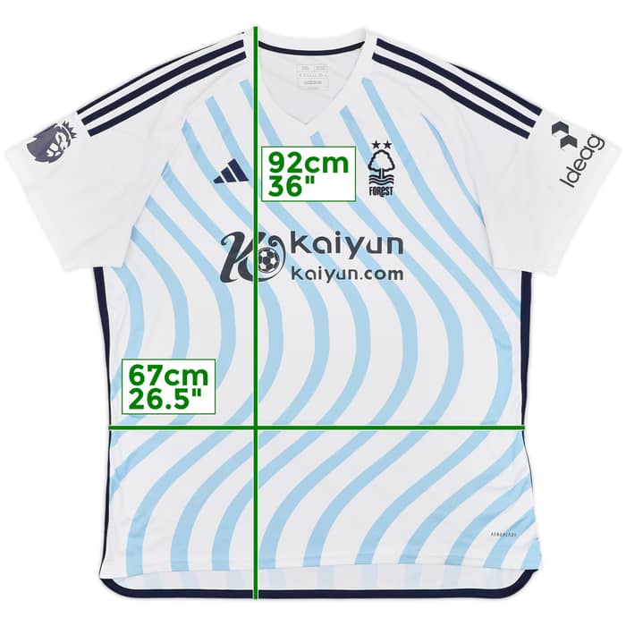 2023-24 Nottinham Forest Away Shirt - 7/10 - (XXL)