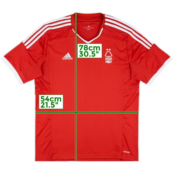 2014-15 Nottingham Forest Home Shirt - 8/10 - (XL)