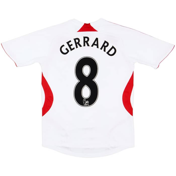 2007-08 Liverpool Away Shirt Gerrard #8 - 8/10 - (Women's M)
