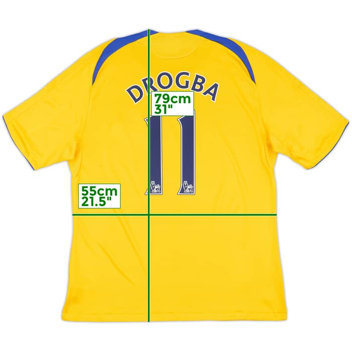 2008-09 Chelsea Third Shirt Drogba #11 - 8/10 - (XL)