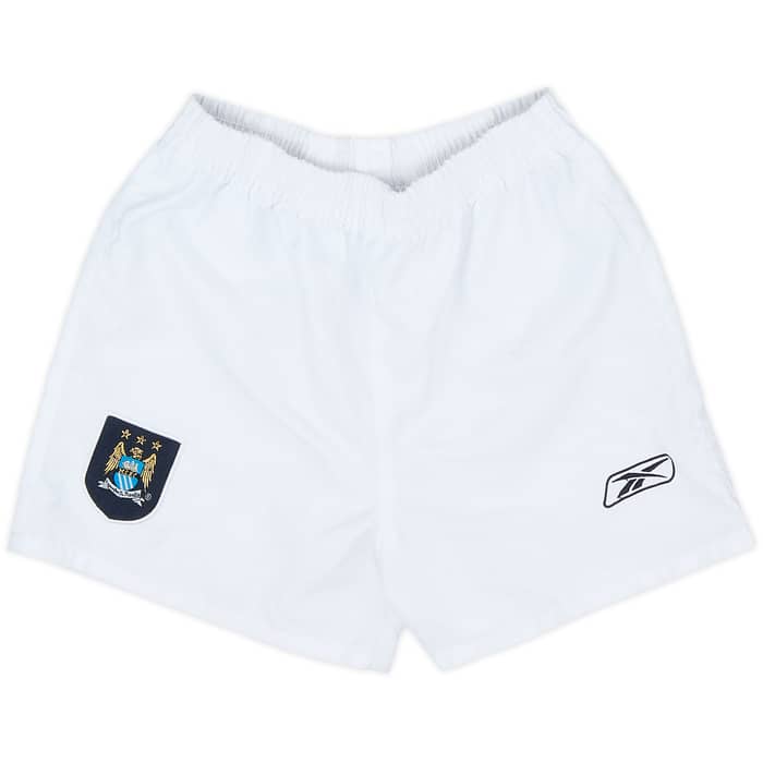 2003-04 Manchester City Home Shirt & Shorts - 9/10 - (2-3 Years)