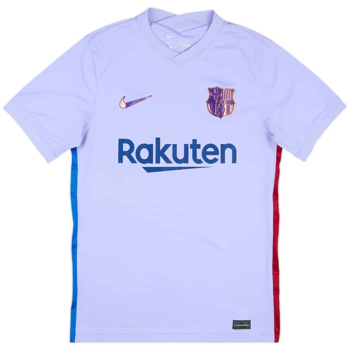 2021-22 Barcelona Away Shirt - 7/10 - (S)