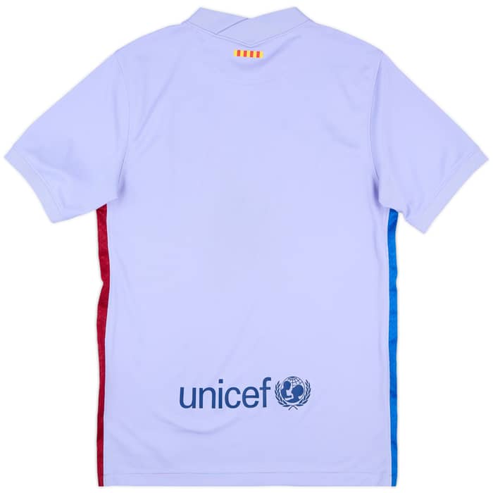2021-22 Barcelona Away Shirt - 7/10 - (S)