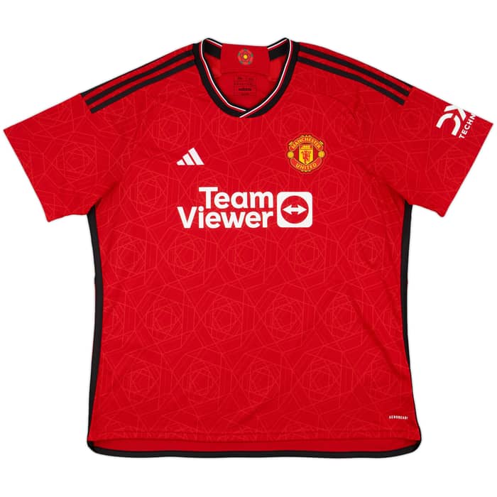 2023-24 Manchester United Home Shirt Mainoo #37 - 10/10 - (XXL)