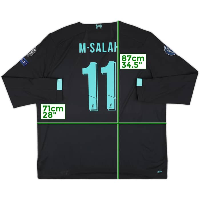 2019-20 Liverpool Third L/S Shirt M.Salah #11 - 9/10 - (3XL)