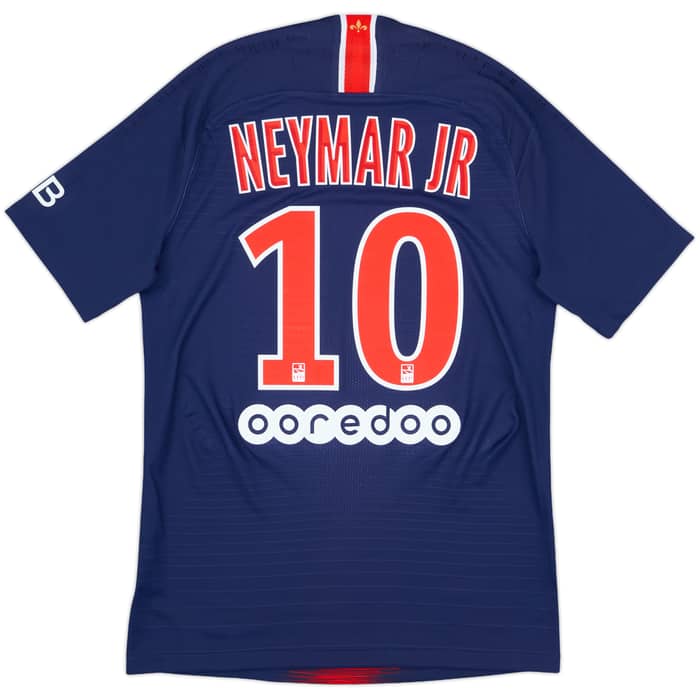 2018-19 Paris Saint-Germain Authentic Home Shirt Neymar Jr #10 - 10/10 - (S)