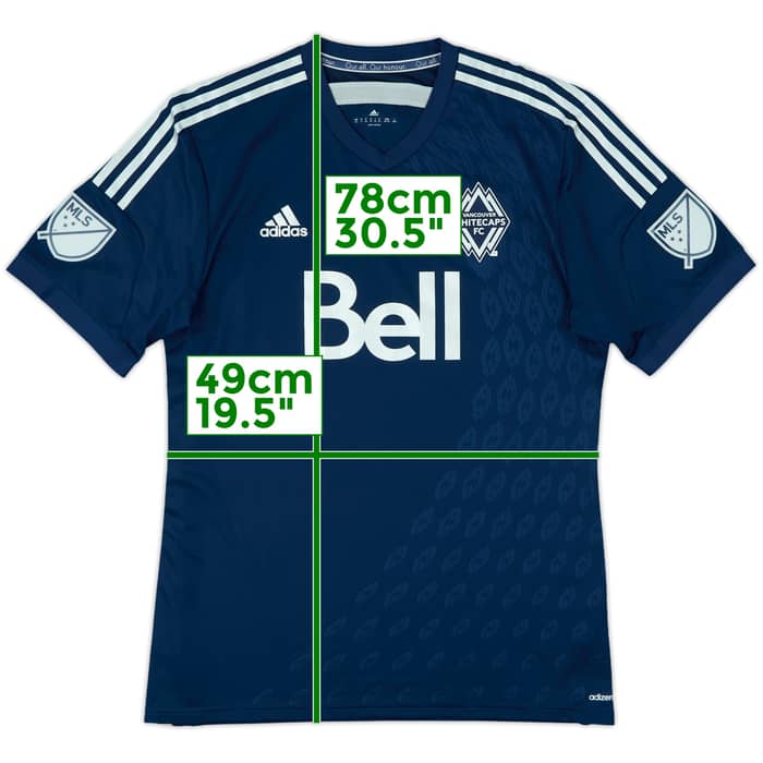 2014-15 Vancouver Whitecaps Authentic Away Shirt - 10/10 - (XL)