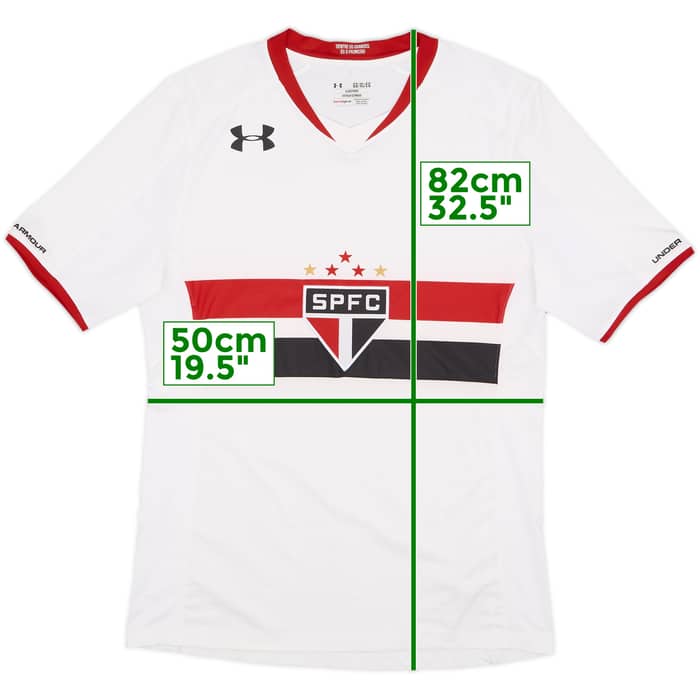 2015 Sao Paulo Home Shirt - 8/10 - (XL)