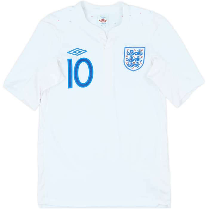 2010-11 England Home Shirt Rooney #10 - 8/10 - (XS)