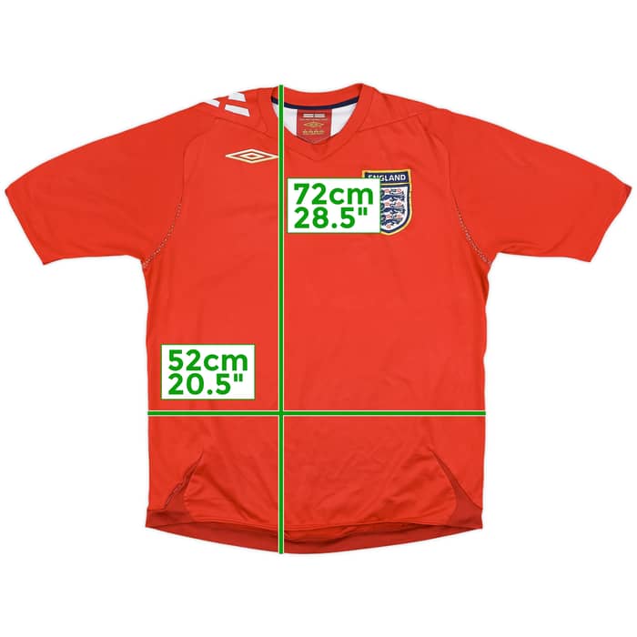 2006-08 England Away Shirt - 5/10 - (M)