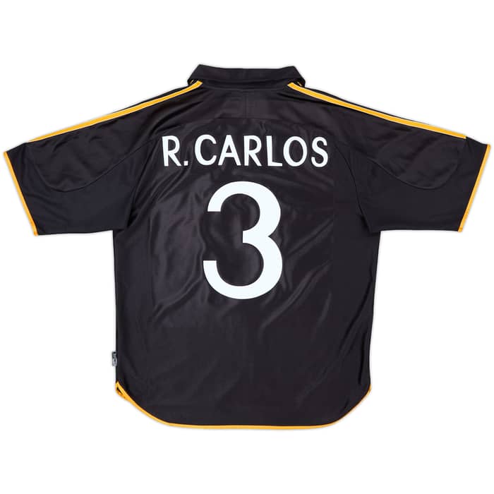 1999-01 Real Madrid Away Shirt R.Carlos #3 - 9/10 - (L)