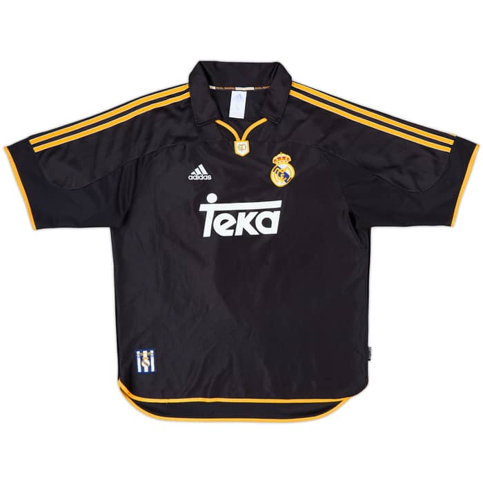 1999-01 Real Madrid Away Shirt R.Carlos #3 - 9/10 - (L)