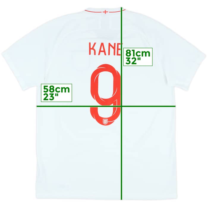 2018-19 England Home Shirt Kane #9 - 7/10 - (XL)