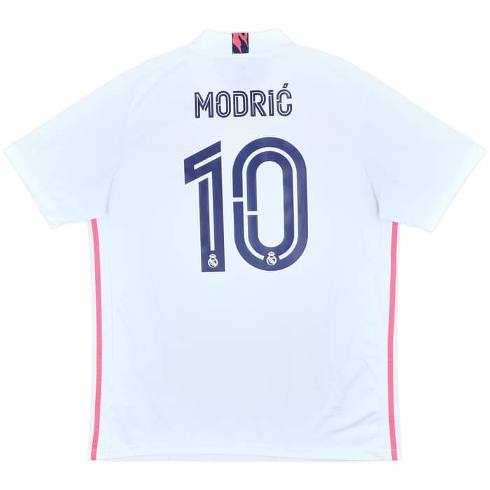2020-21 Real Madrid Home Shirt Modric #10 - 7/10 - (XL)