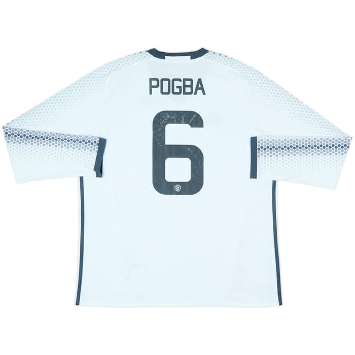 2016-17 Manchester United Third L/S Shirt Pogba #6 - 6/10 - (XL)