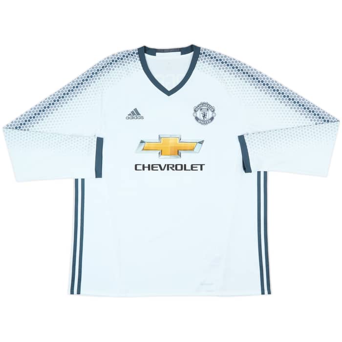2016-17 Manchester United Third L/S Shirt Pogba #6 - 6/10 - (XL)