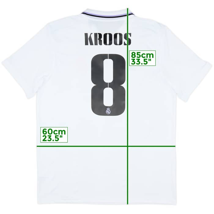 2022-23 Real Madrid Home Shirt Kroos #8 - 10/10 - (XL)