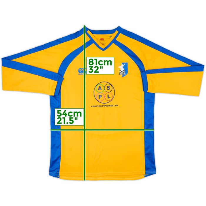 2008-09 Mansfield Town Home L/S Shirt - 8/10 - (L)
