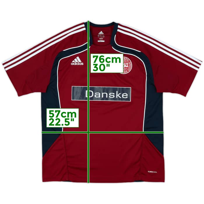 2010-11 Denmark adidas Training Shirt - 7/10 - (L/XL)