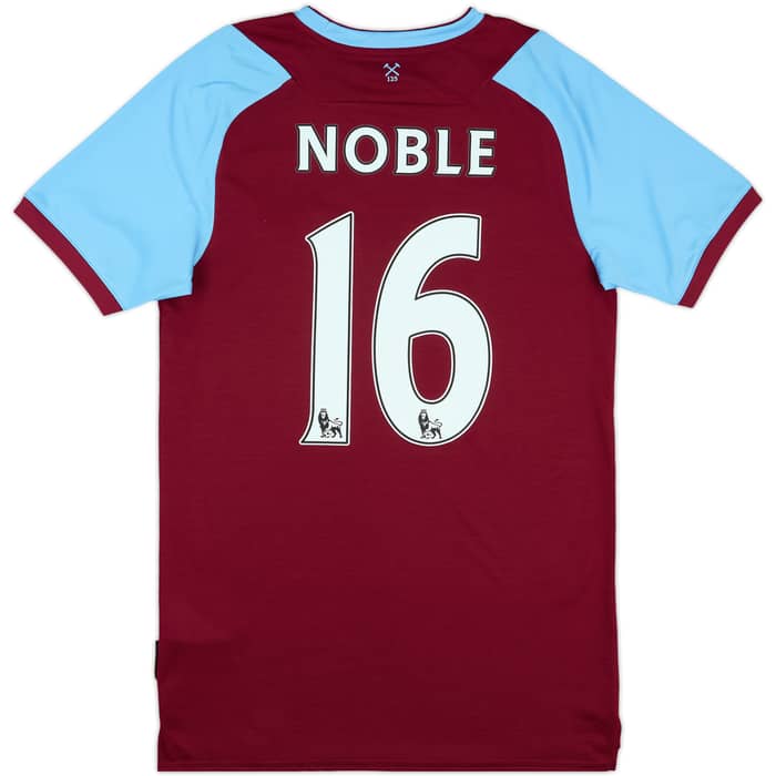 2020-21 West Ham Home Shirt Noble #16 - 9/10 - (S)