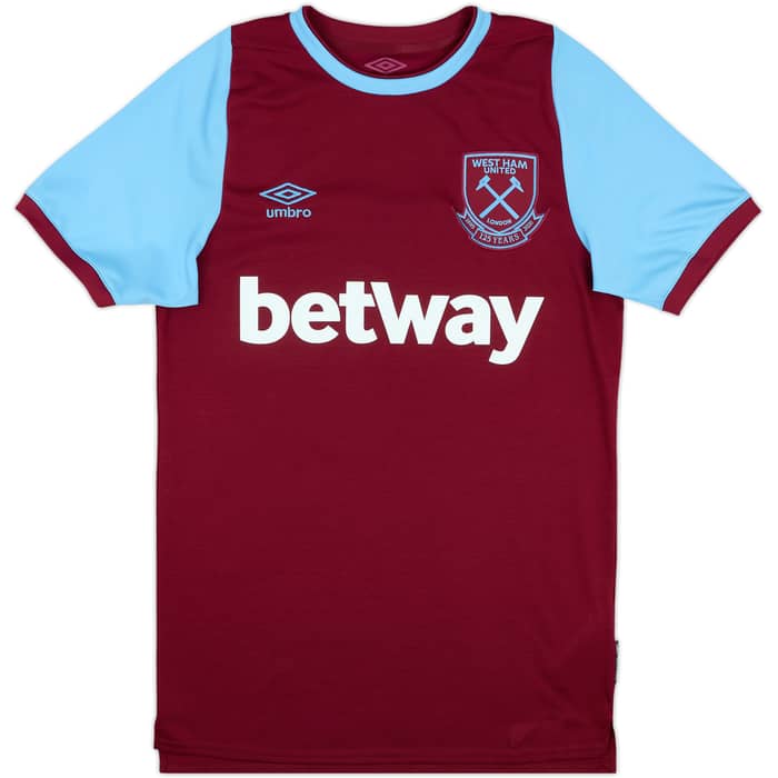 2020-21 West Ham Home Shirt Noble #16 - 9/10 - (S)