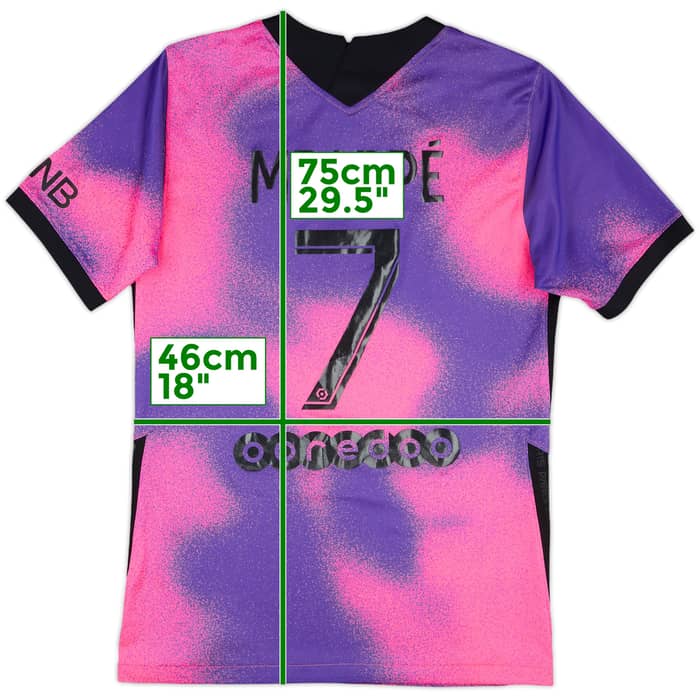 2020-21 Paris Saint-Germain Fourth Shirt Mbappe #7 - 10/10 - (S)