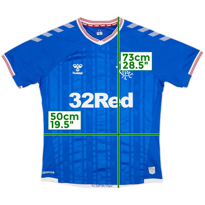 2019-20 Rangers Home Shirt - 7/10 - (L)