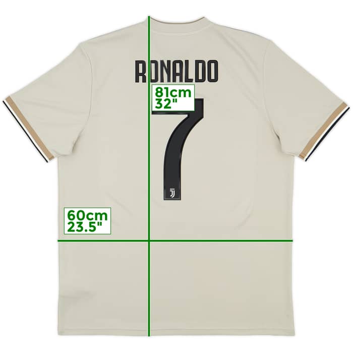 2018-19 Juventus Away Shirt Ronaldo #7 - 8/10 - (XL)