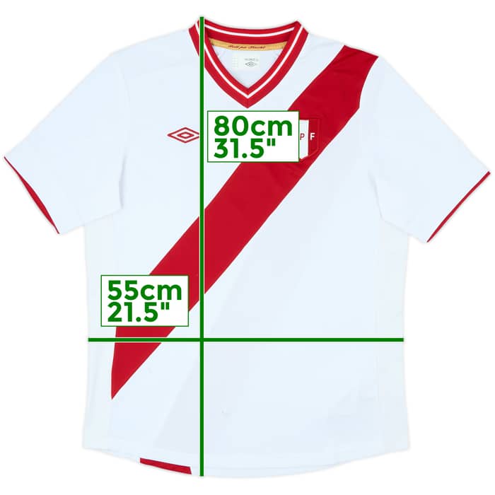 2012-14 Peru Home Shirt - 7/10 - (XL)