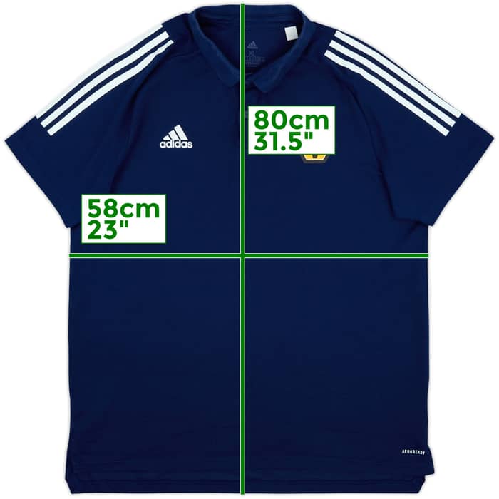 2019-20 Wolves adidas Polo Shirt - 8/10 - (XL)