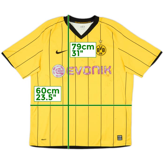 2008-09 Borussia Dortmund Home Shirt - 4/10 - (XL)