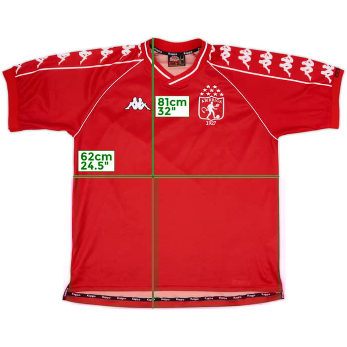 1998 America de Cali Home Shirt - 9/10 - (L)