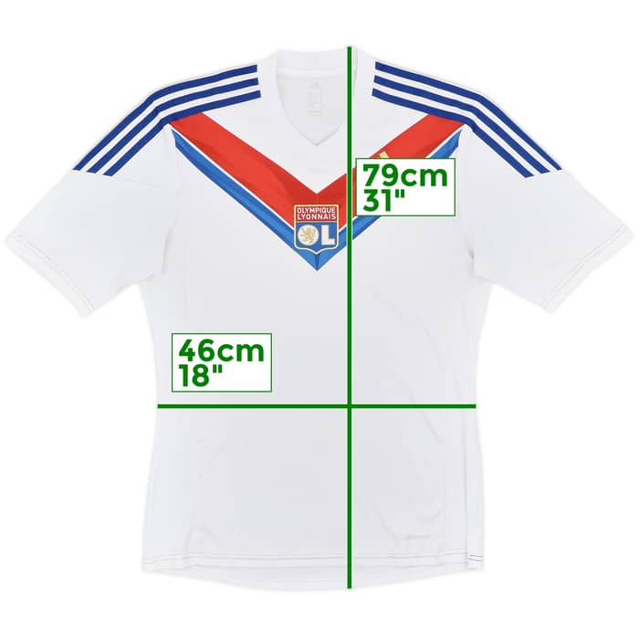 2013-14 Lyon Home Shirt - 4/10 - (M)