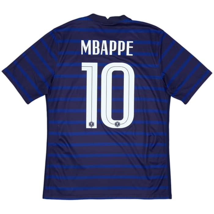 2020-21 France Home Shirt Mbappe #10 - 9/10 - (M)