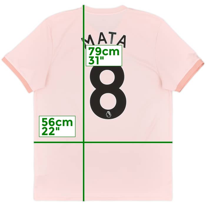 2018-19 Manchester United Away Shirt Mata #8 - 9/10 - (L)