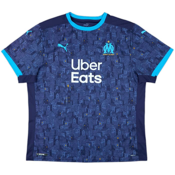 2020-21 Olympique Marseille Away Shirt - 9/10 - (XXL)