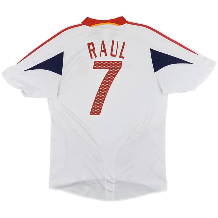 2004-06 Spain Away Shirt Raul #7 - 9/10 - (L)