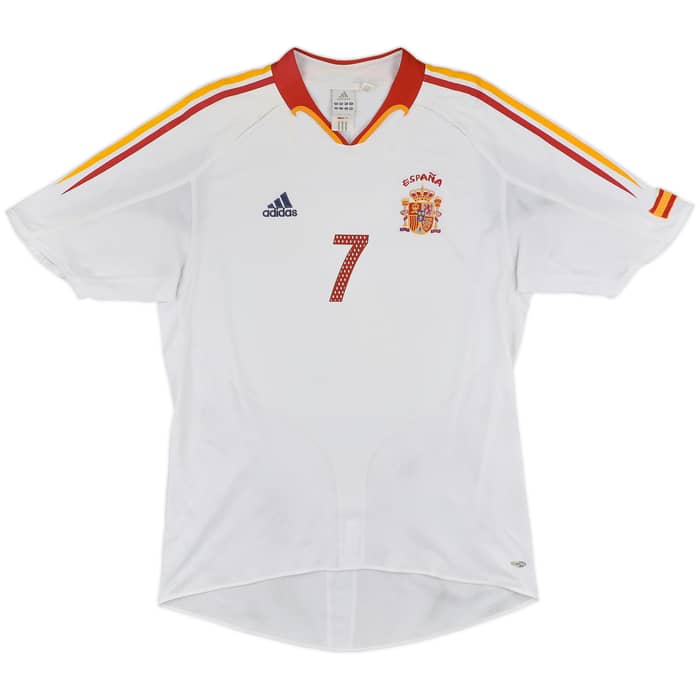2004-06 Spain Away Shirt Raul #7 - 9/10 - (L)