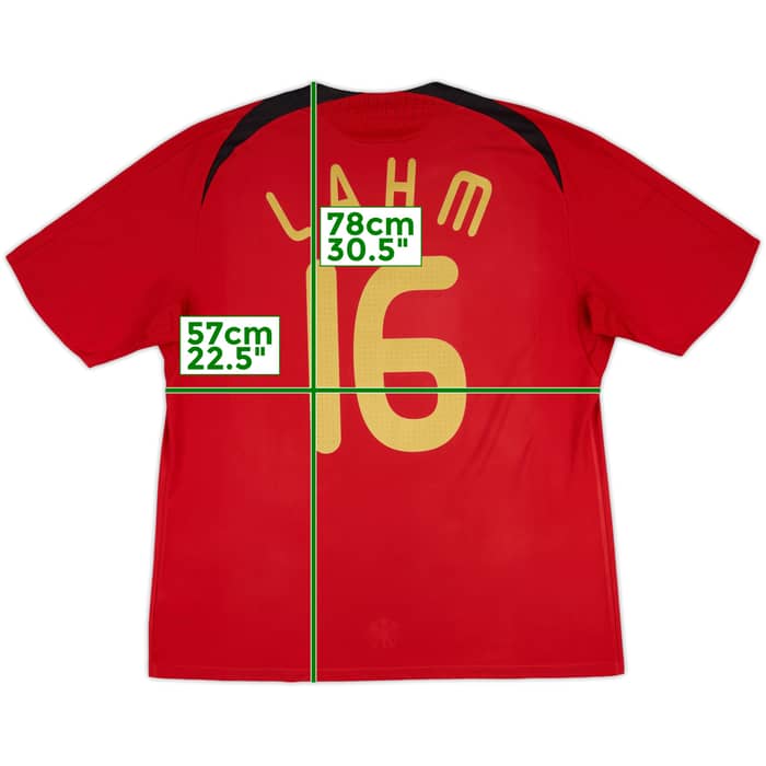 2008-09 Germany Away Shirt Lahm #16 - 7/10 - (XL)