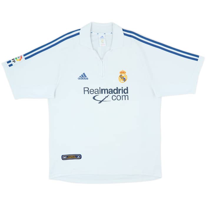 2001 Real Madrid Home Shirt Zidane #5 - 7/10 - (L)