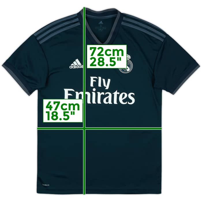 2018-19 Real Madrid Away Shirt - 9/10 - (S)