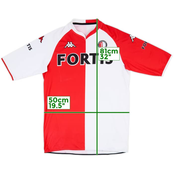 2007-08 Feyenoord Home Shirt - 9/10 - (XL)