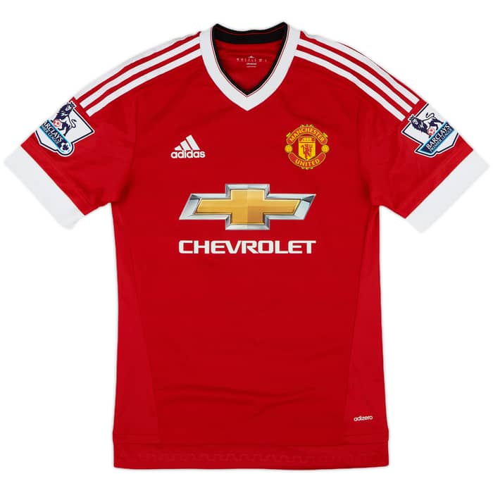 2015-16 Manchester United Authentic Home Shirt Martial #9 - 9/10 - (S)