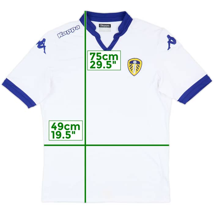 2015-16 Leeds United Authentic Kombat Home Shirt - 8/10 - (L)