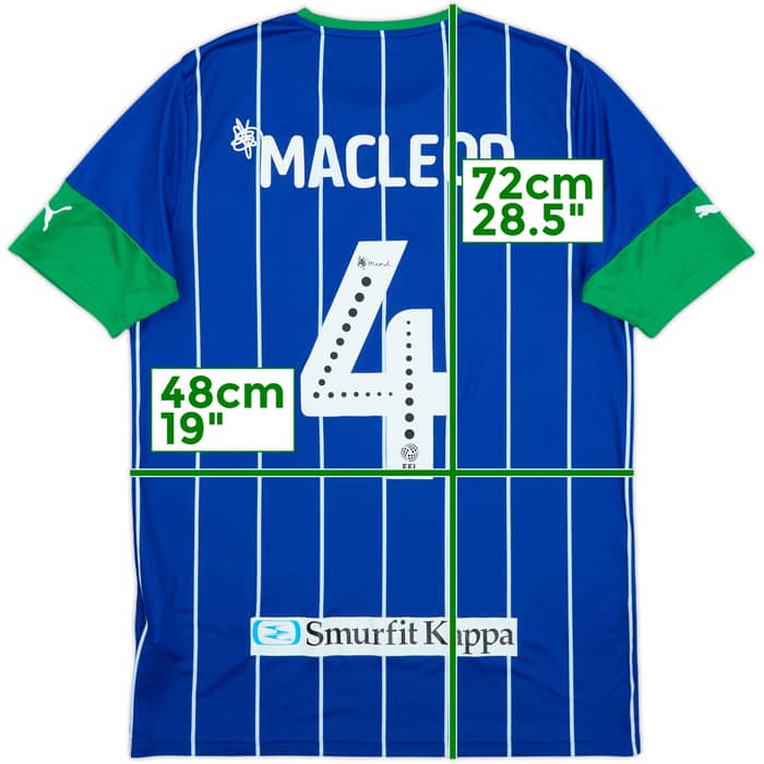 2019-20 Wigan Home Shirt Macleod #4 - 8/10 - (M)