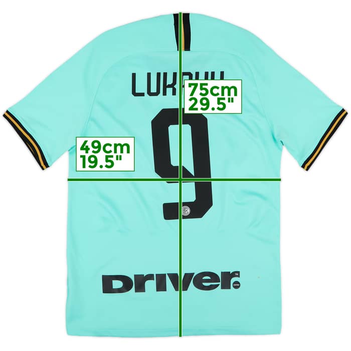 2019-20 Inter Milan Away Shirt Lukaku #9 - 7/10 - (M)