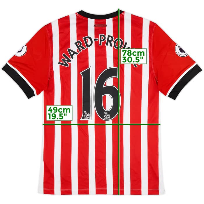 2016-17 Southampton Home Shirt Ward-Prowse #16 - 9/10 - (L)