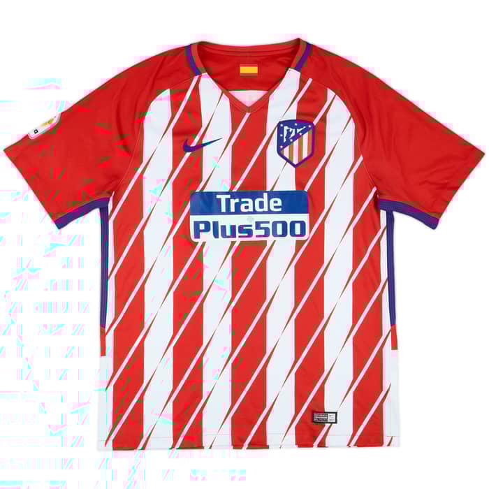 2018-19 Atletico Madrid Home Shirt - 6/10 - (L)
